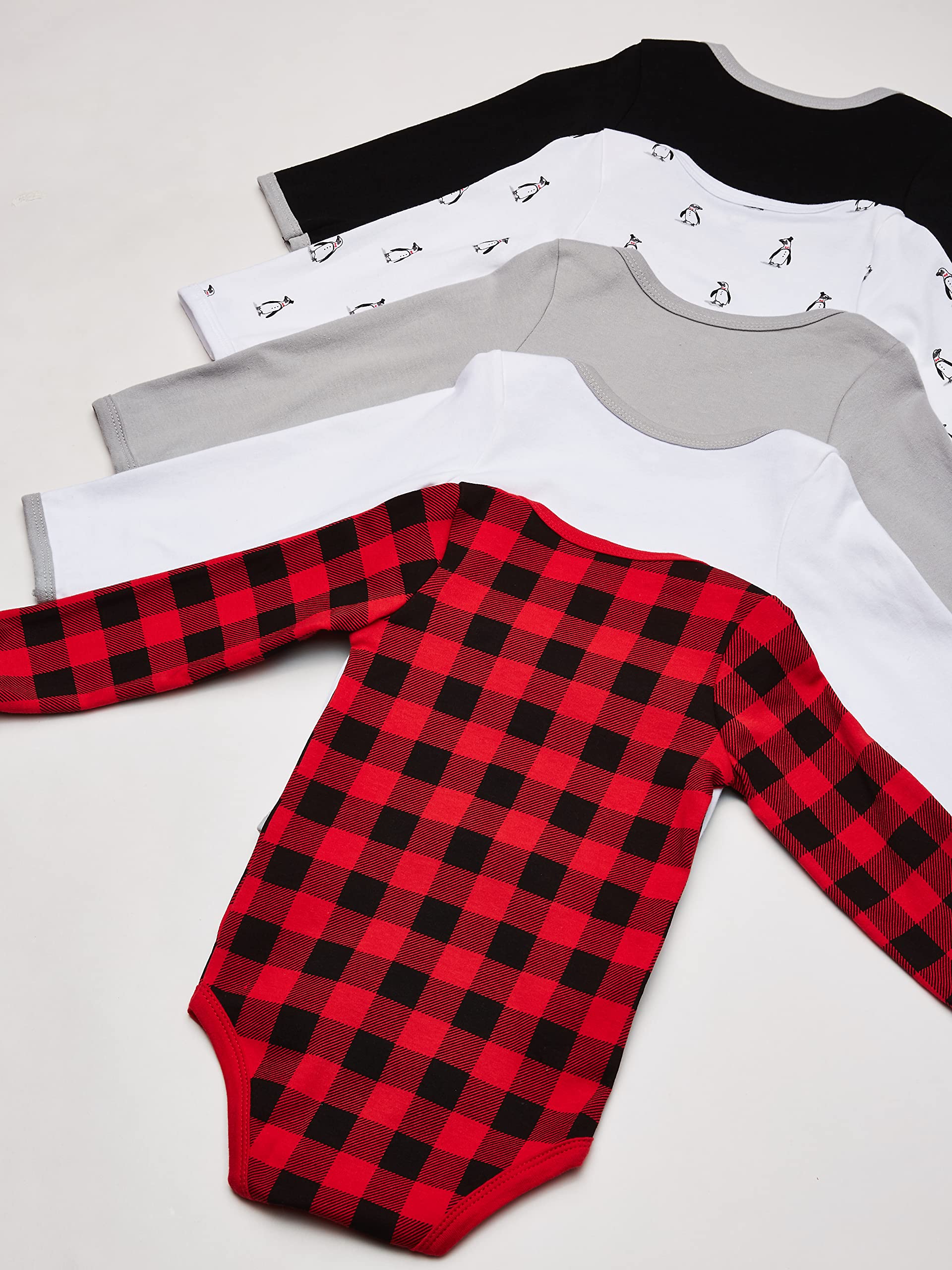 Hudson baby Body dziecięce chłopięce z długim rękawem (5 sztuk)
