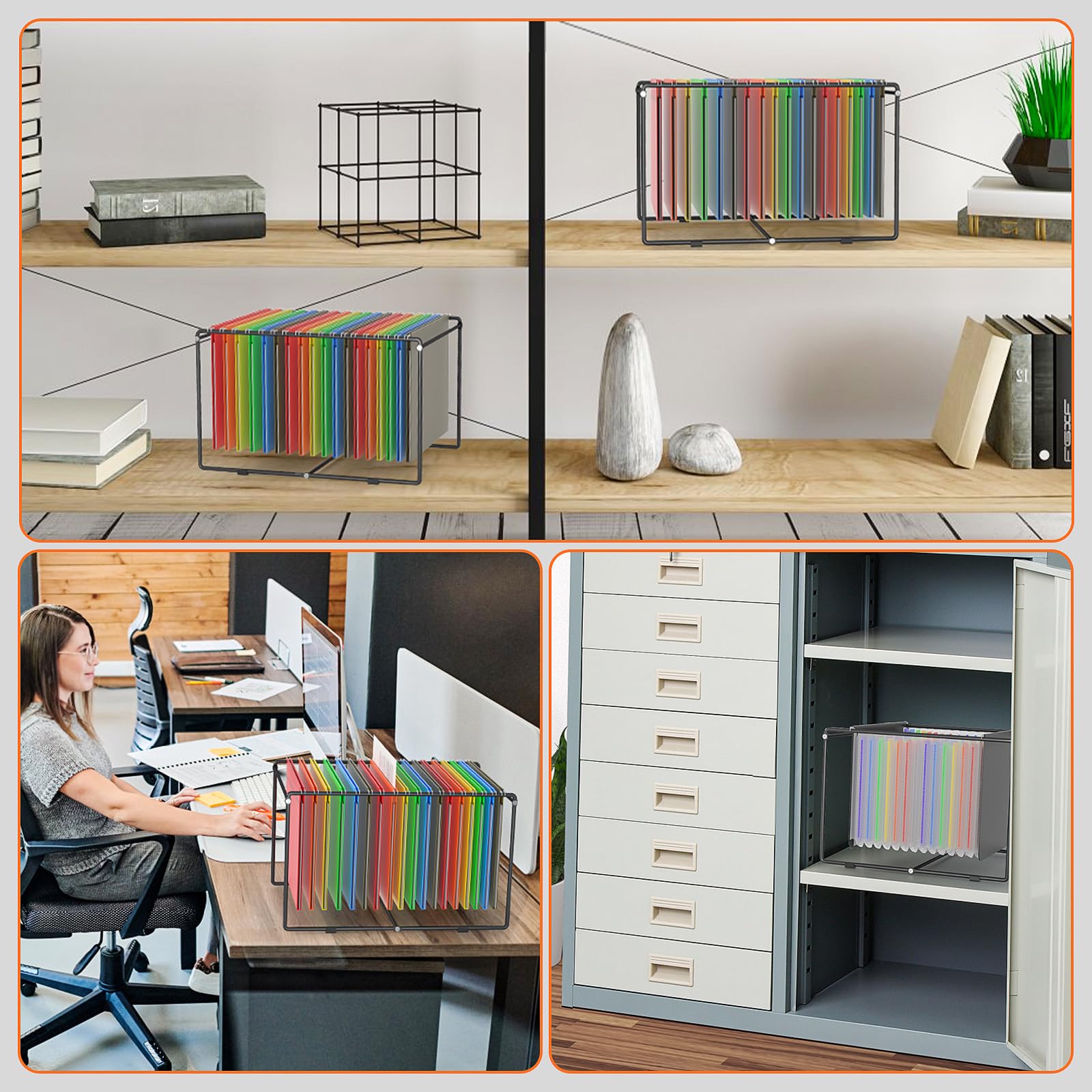 Organiseur De Bureau En Bois Blanc Avec Tiroir Coulissant, Trieur De