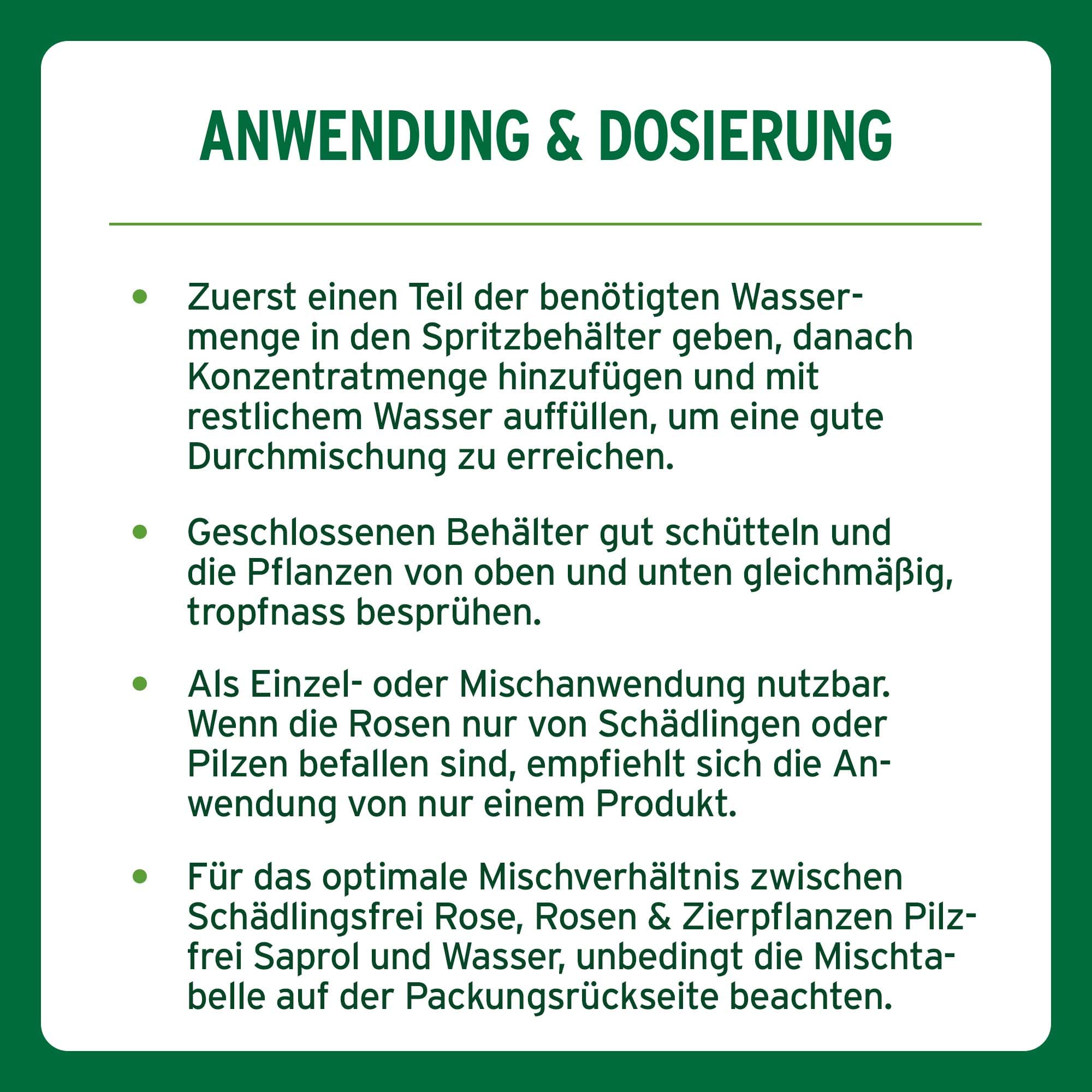 Substral Celaflor Combi-Rosenspritzmittel, 1x15+2x4ml, Rundumschutz für Rosen, gegen Schädlinge und Pilzkrankheiten