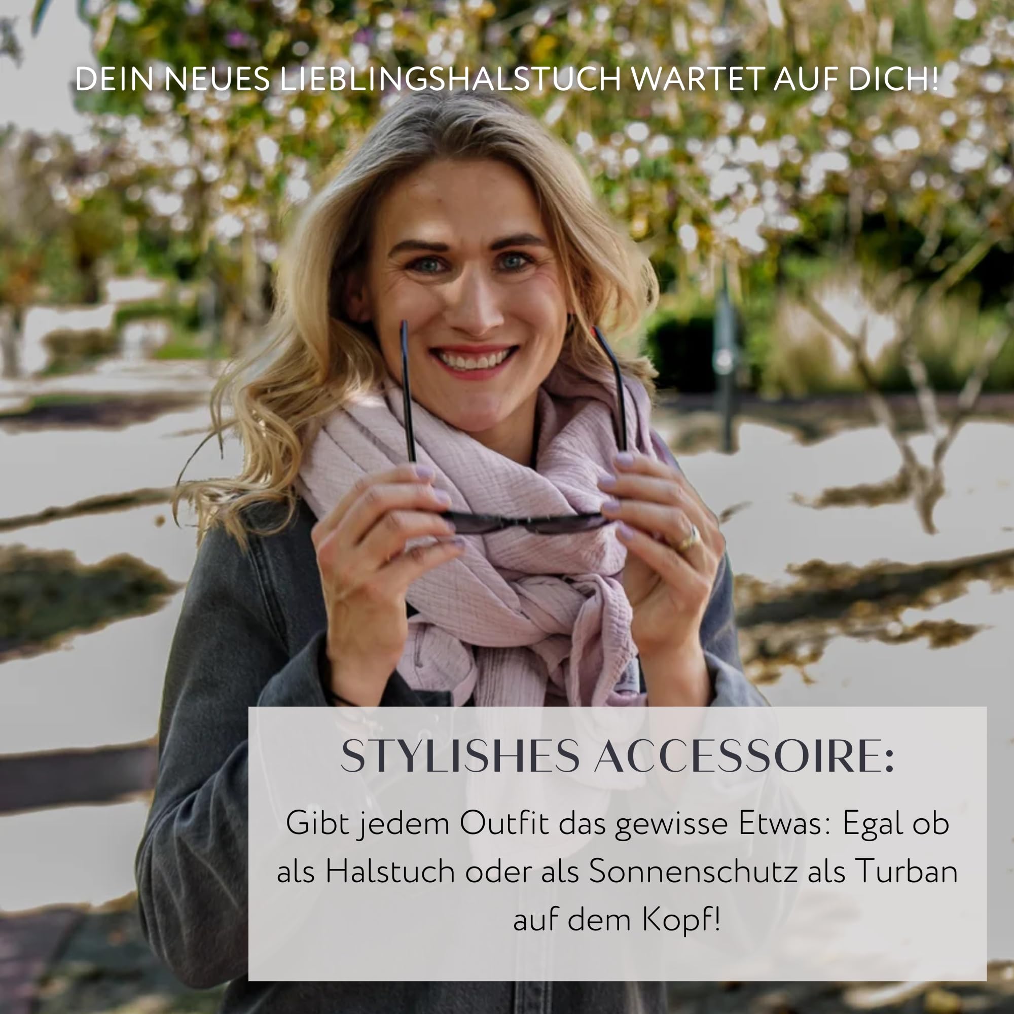 Neu hutch&putch Musselin-Halstuch Unisex 135cmx135cm - Dreieckstuch Erwachsene aus Bio Baumwolle - Schal für Erwachsene - weiches Musselin Halstuch