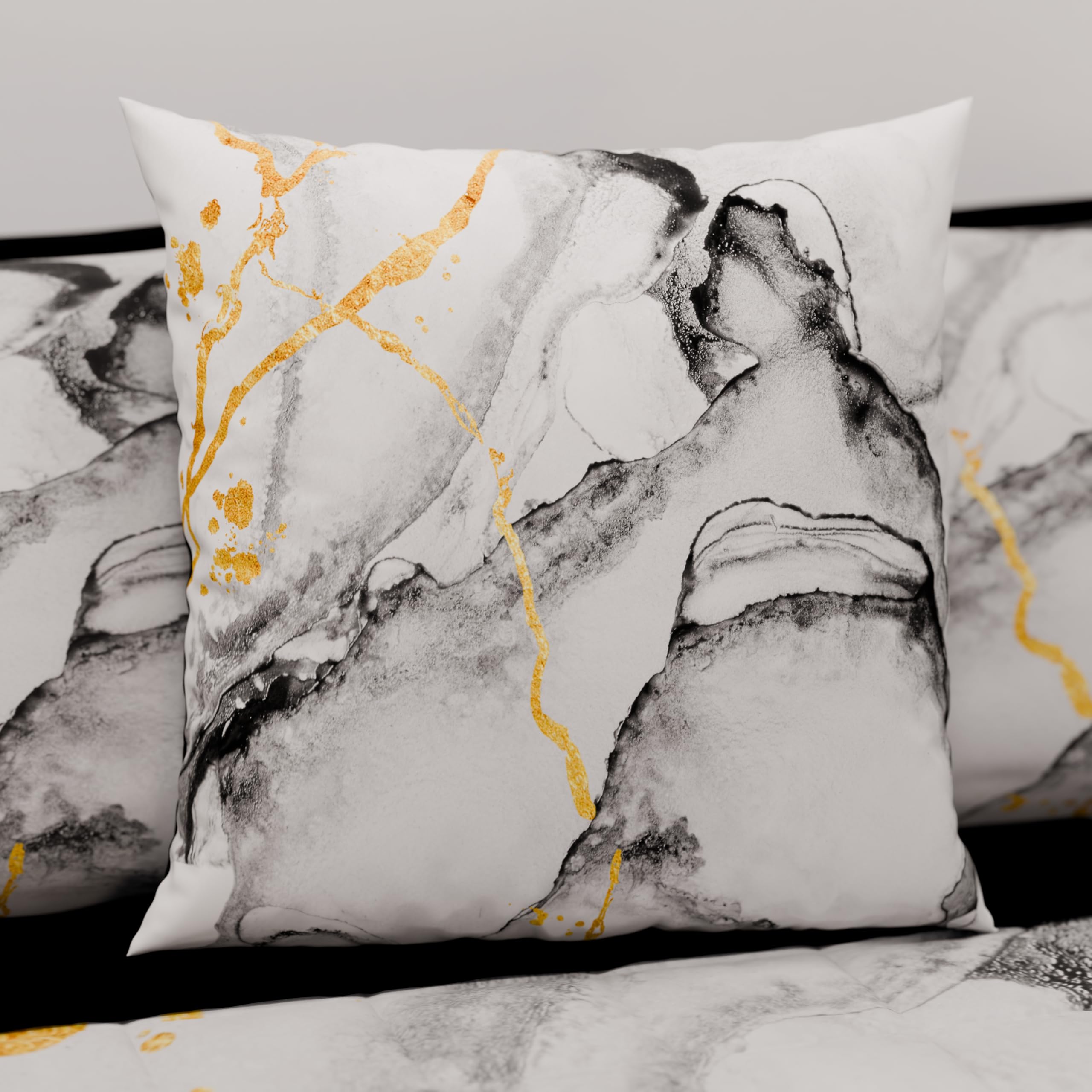 PETTI Artigiani Italiani, Pair of Pillow Cases 35 x 35 cm in Microfibre, Cushions for Bedroom Furniture Sofa, Living Room - Image 2