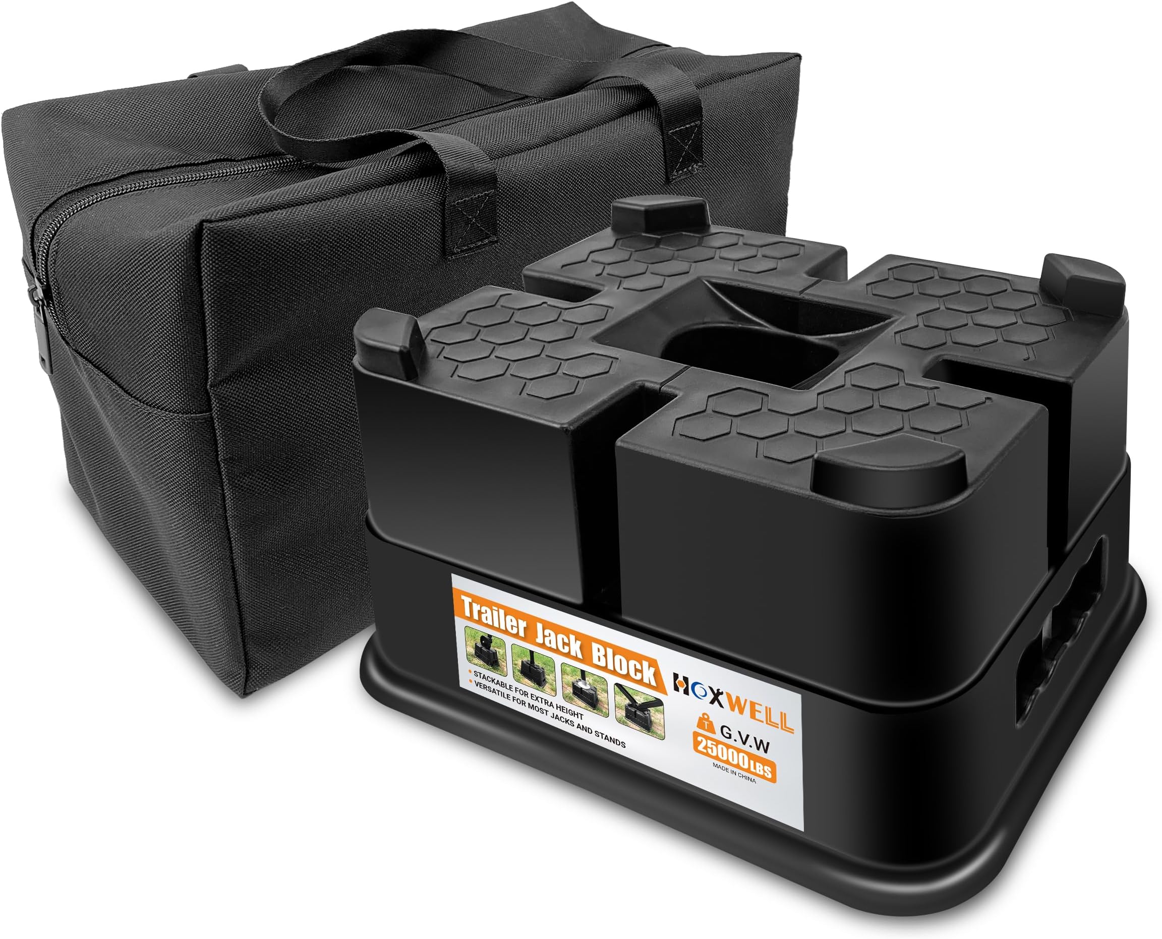 HOXWELL Trailer Jack Block, 1 PC RV Camper Stabilizer