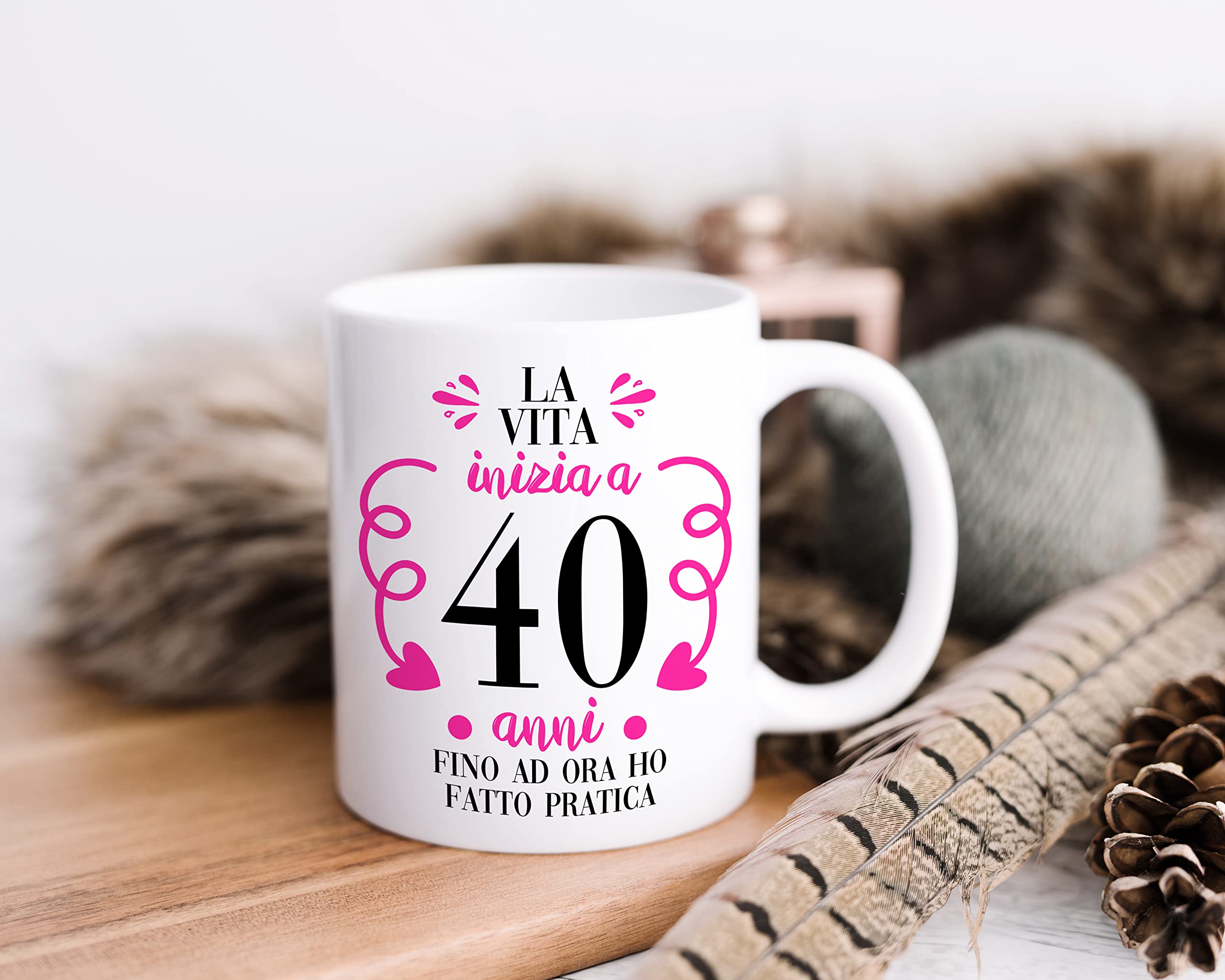 Tazza Divertente Papà: "Ho Due Ruoli: Marito E Papà E Li Faccio Entrambi Alla Perfezione" - Ceramica 350 Ml, Idea Regalo - 4