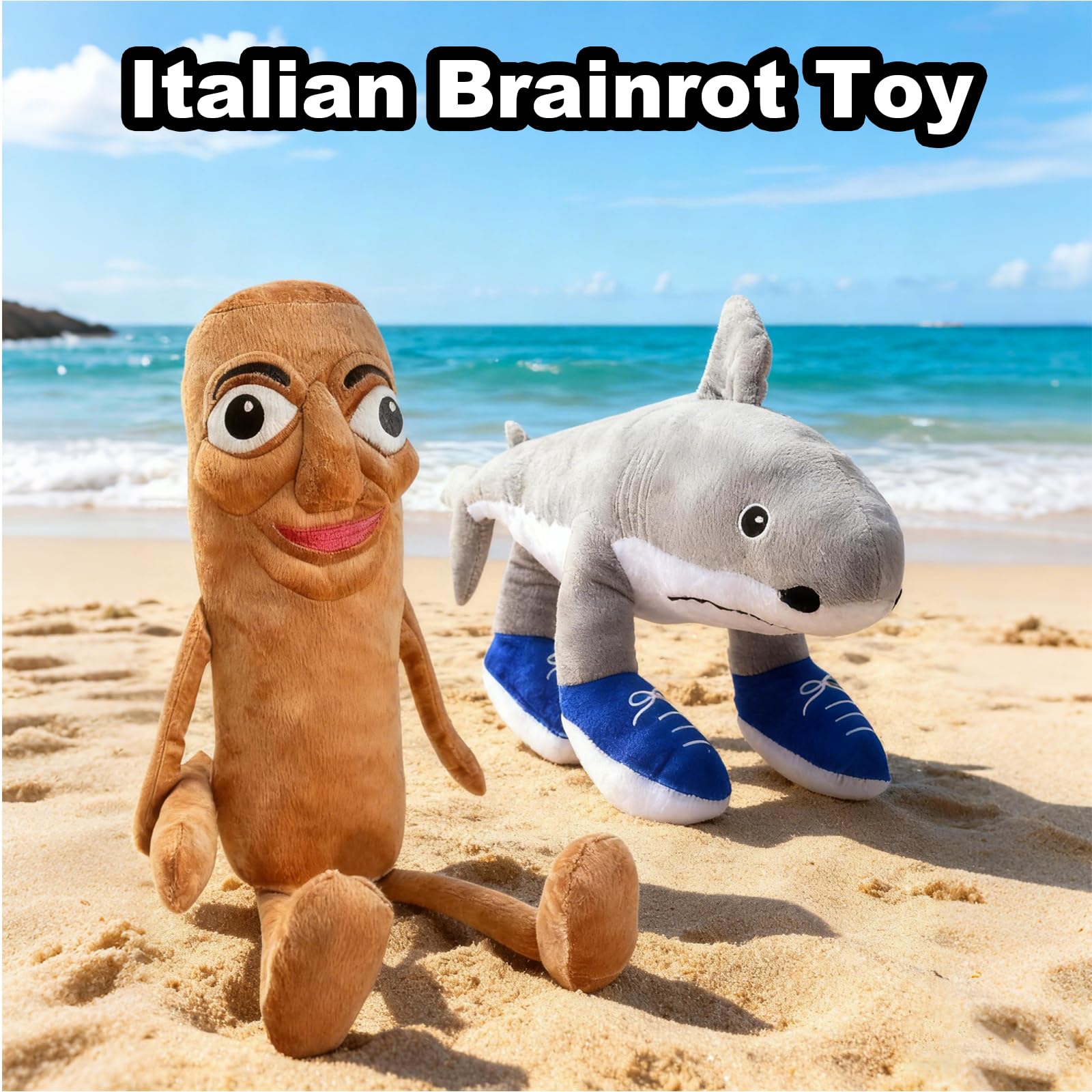 Hyhuiyin 2Pcs Italian Brainrot Plush Toy - Image 3