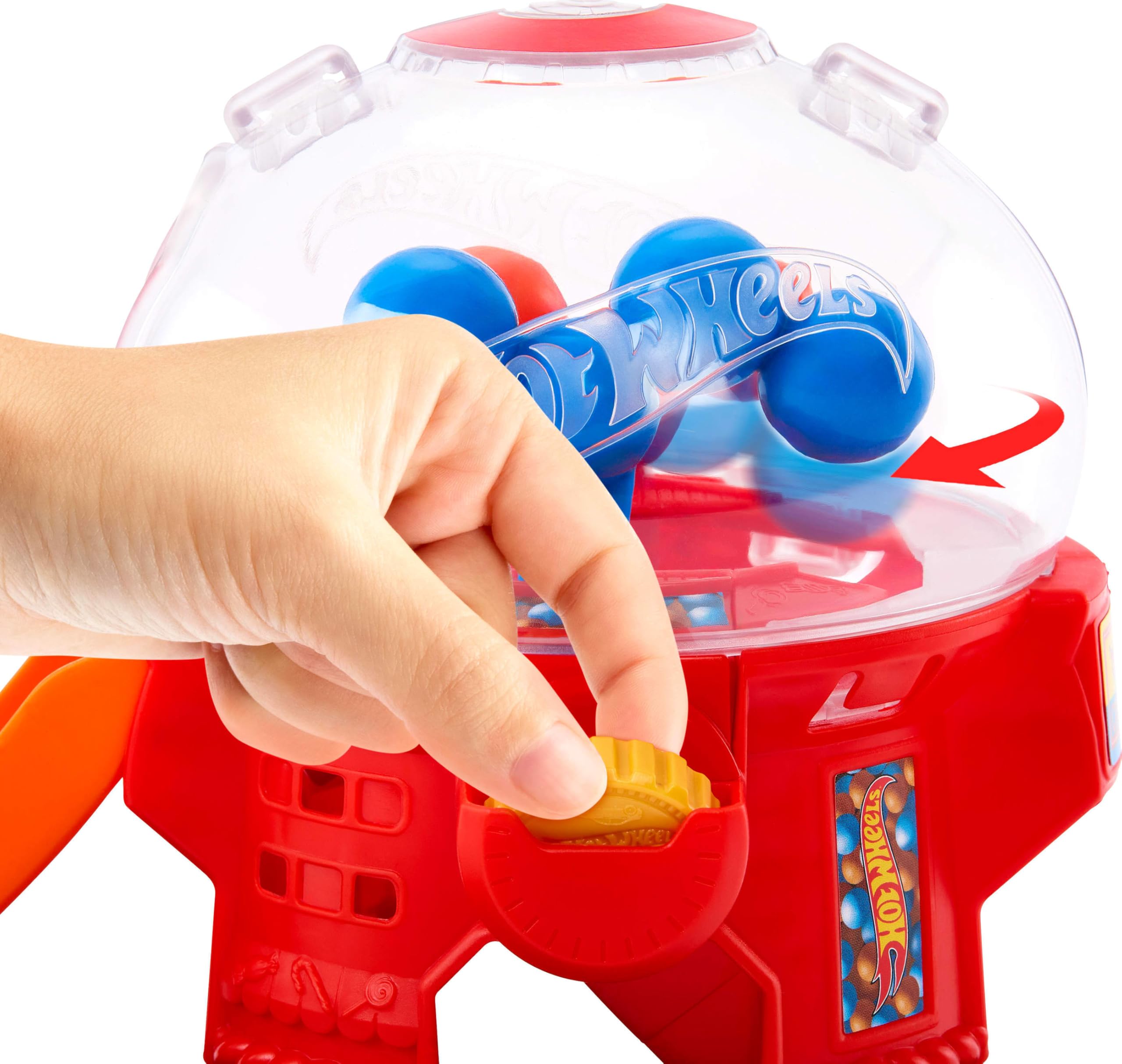 Amazon.com: Hot Wheels Toy Car Track Set, Gumball Machine Playset