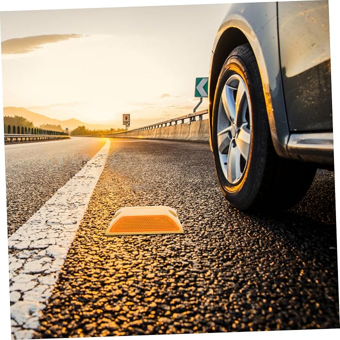 Cabilock 4Pcs Protectores Reflectivos para Carretera miniatura 4
