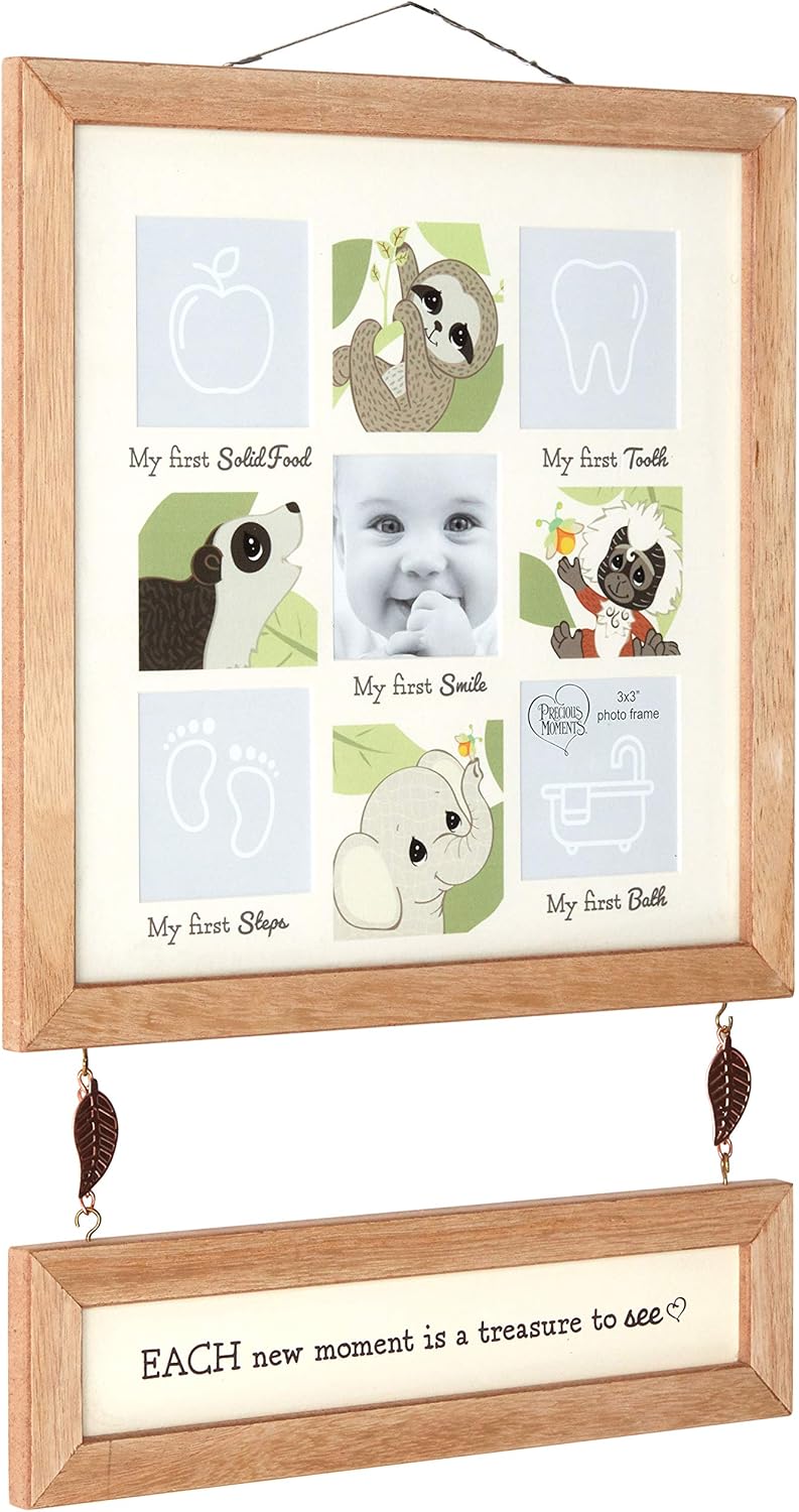 Precious Moments 193429 Each New Moment Milestone フォトフレーム 高さ17.25イ