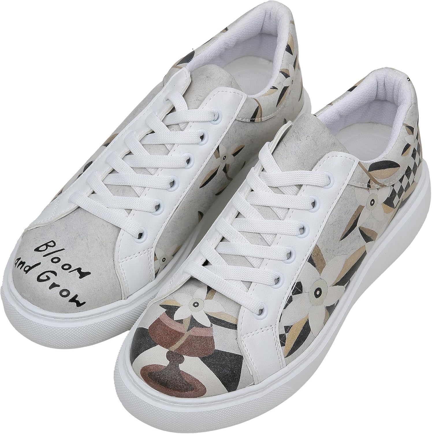 DOGO Wedge Platform Sneakers for Women - Handmade Vegan Leather, Unique Chunky Sneakers