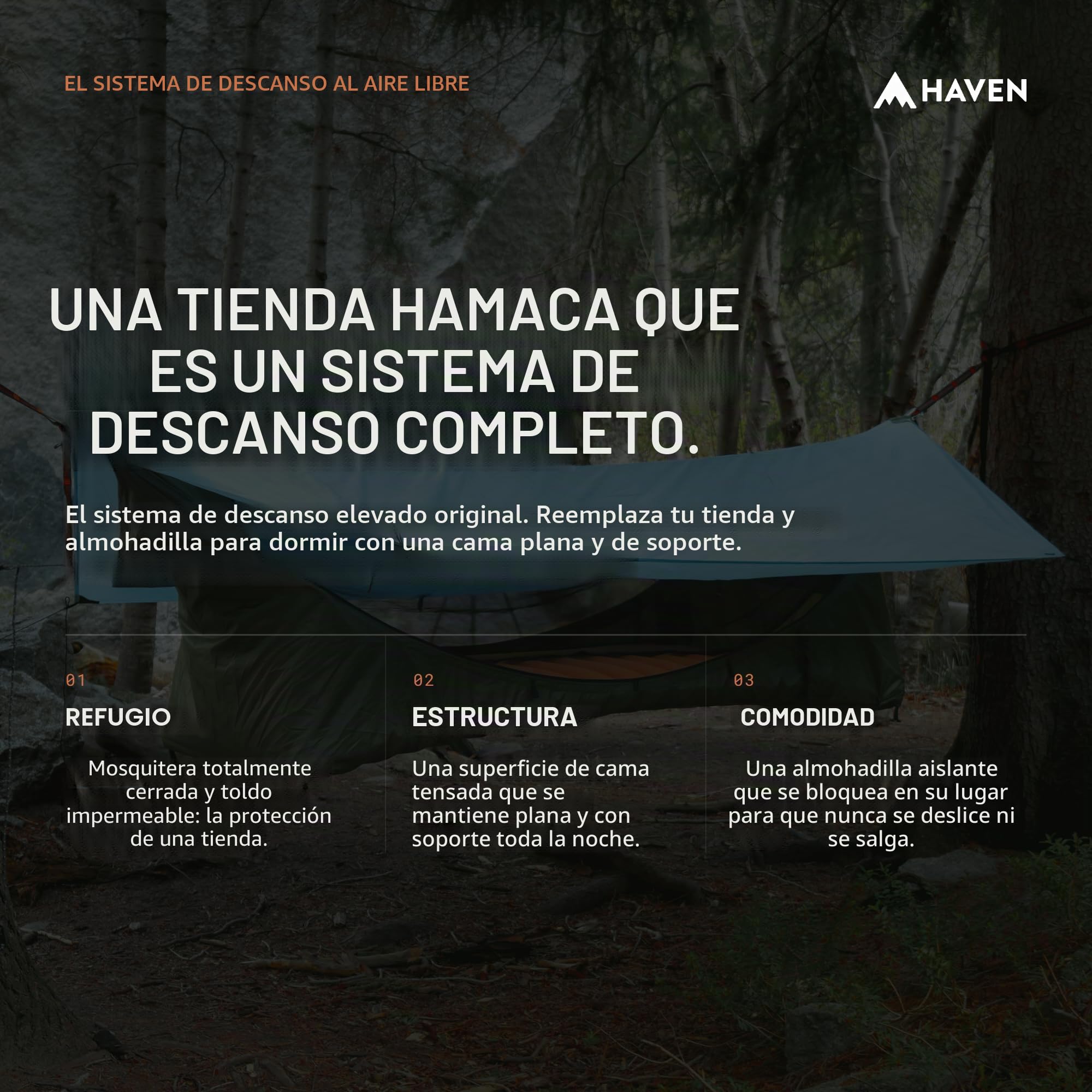 Tienda Haven con Almohadilla Aislante