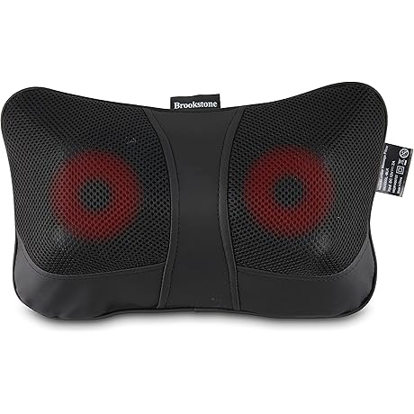 Brookstone Shiatsu Neck and Lumbar Massager: Your At-Home Relaxation Sanctuary