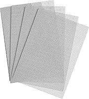 NUOOO 304 Stainless Steel Wire Mesh Sheets 20 Mesh 6x8in Rodent Proof Screen Filters for Vents Garden Home (4 Pack)