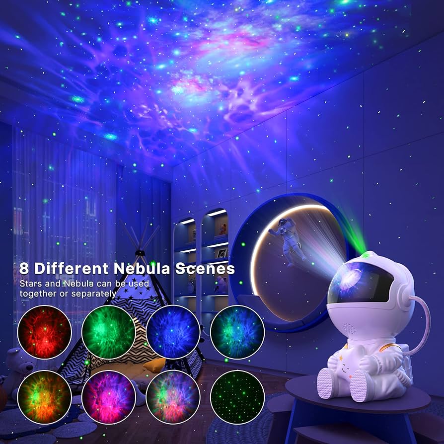 宇宙飛行士 LED星空投影ライト スタープロジェクター 360°回転 ヘッド付き Amazon.co.jp: スタープロジェクター プラネタリウム 家庭用