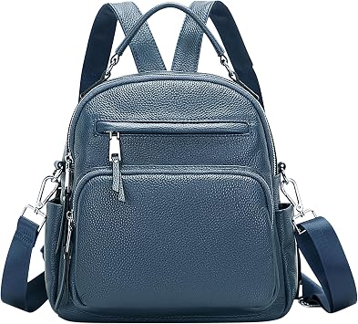 ALTOSY Genuine Leather Backpack Purse for Women Convertible Casual Daypack