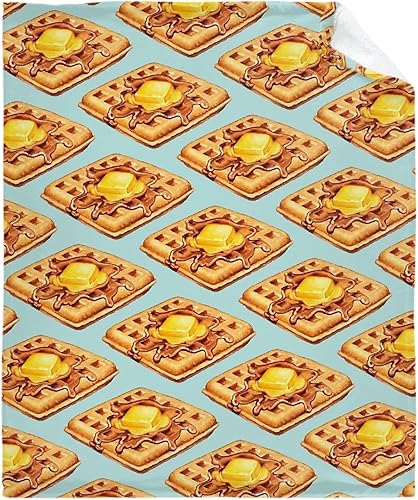 Manta de franela de lujo, suave, esponjosa, acogedora, cálida, para cama, sofá, sillas, dormitorio, regalos para mujeres, niños y niñas, S (50 x 40