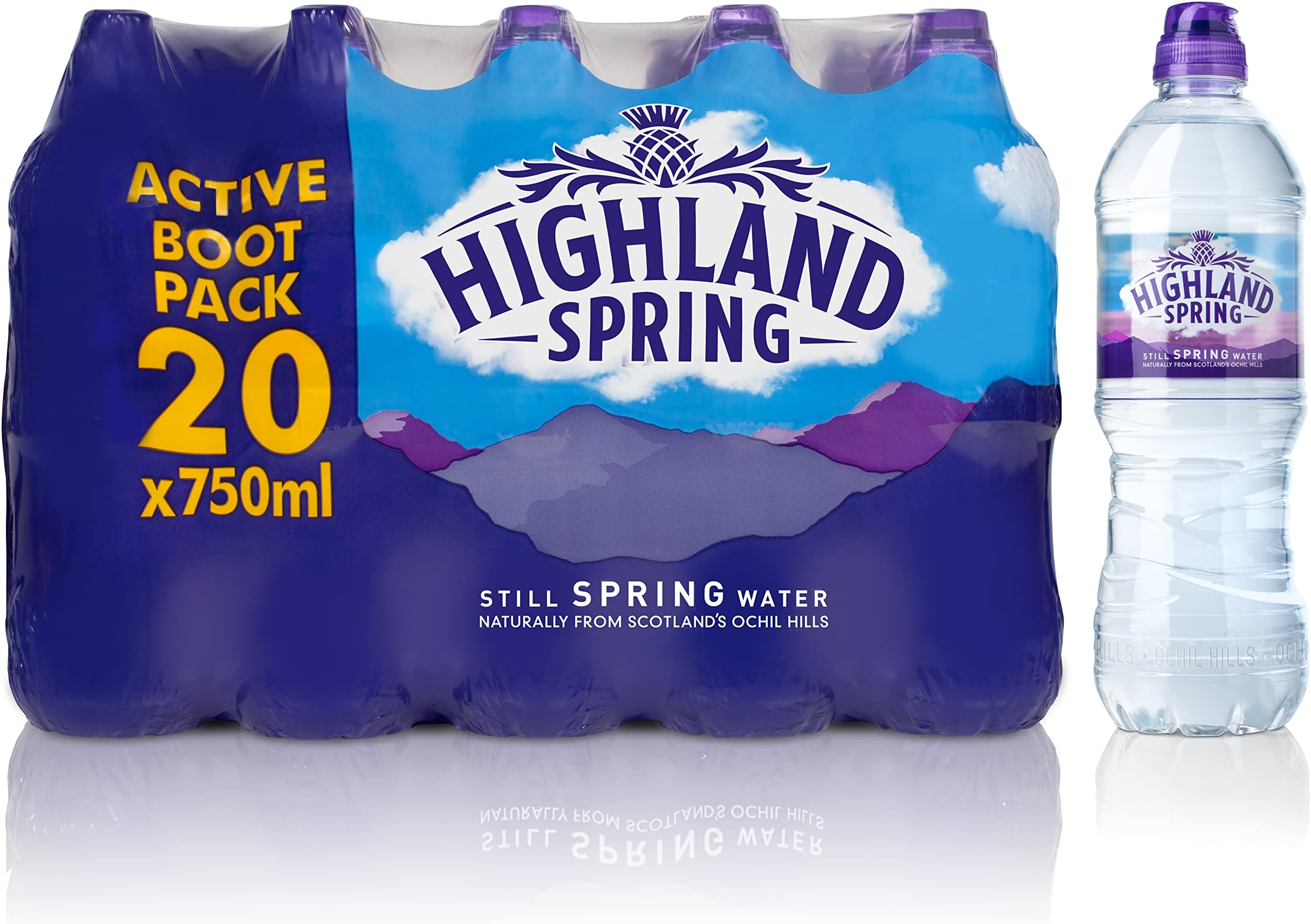 Still Spring Water, 20 x 750ml Sports