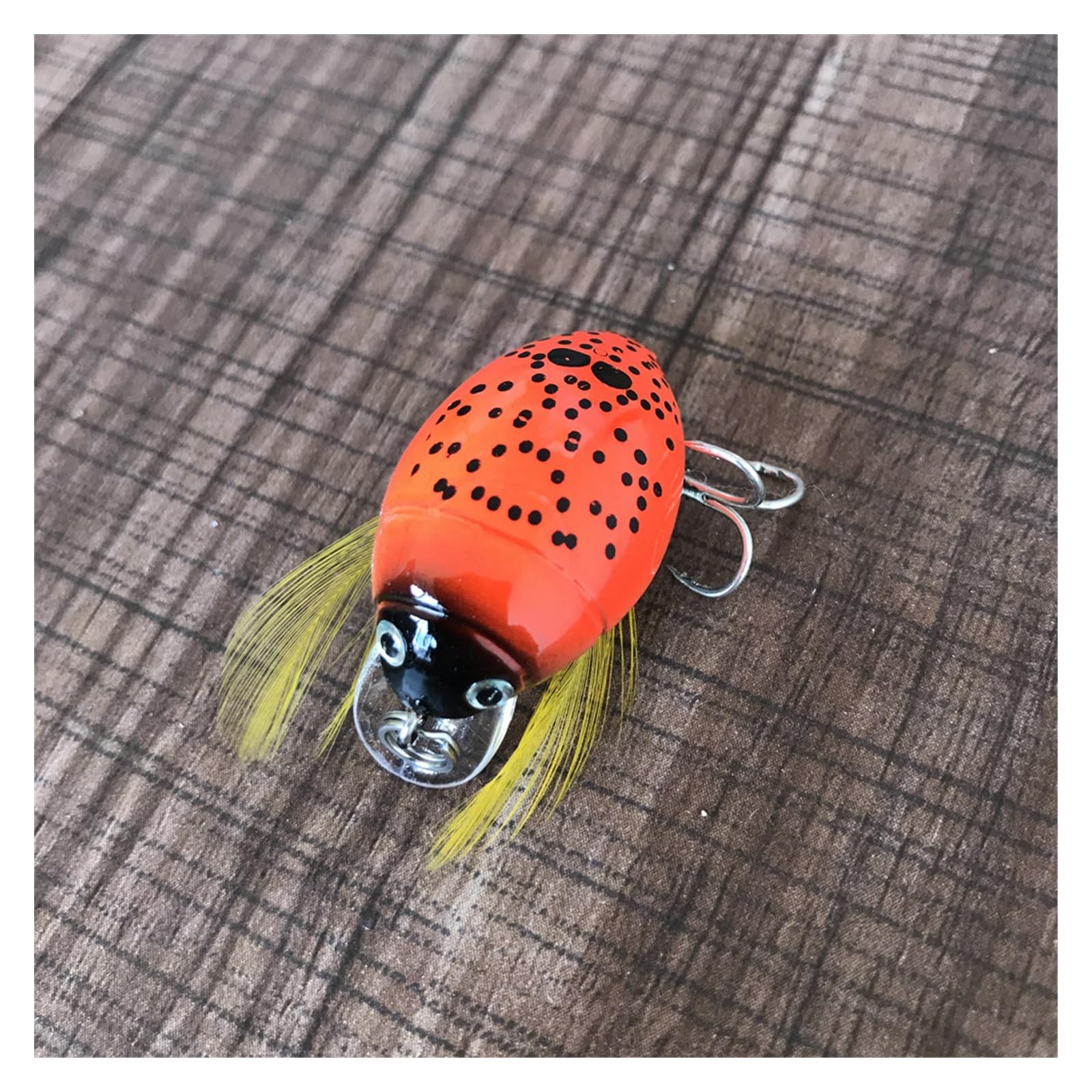 Amazon | 1Pc 3.8 センチメートル 4.1 グラム人工てんとう虫釣り餌蝉