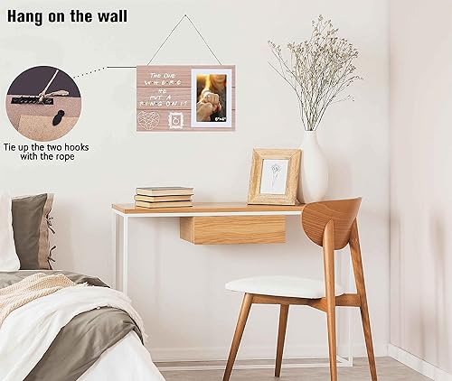 Miniatura 29 de NZY Regalos de aniversario, cumpleaños, San Valentín, Navidad, marco de regalo para novio, novia, marido, esposa, pareja, mejor amigo, único