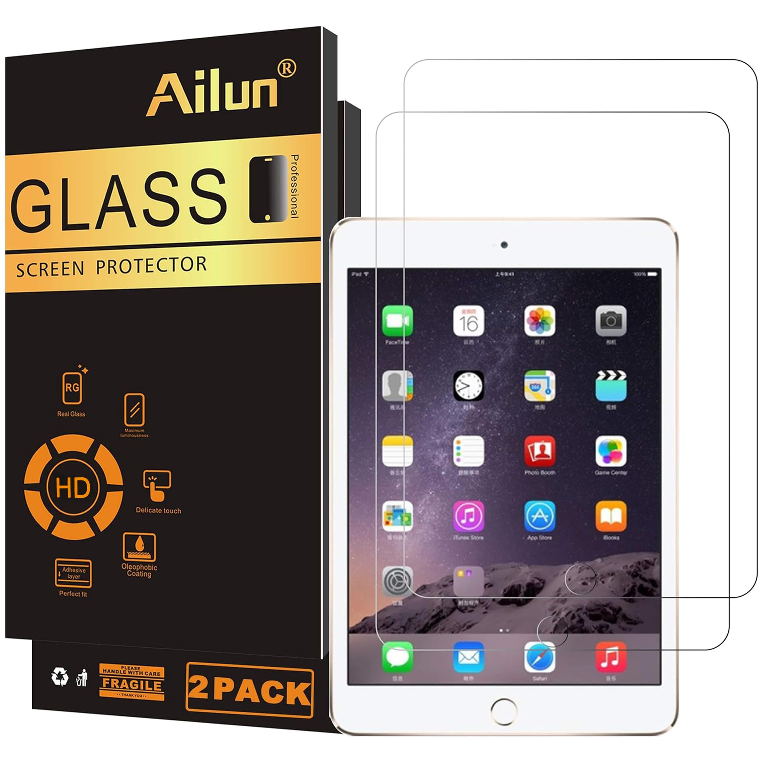 - Protector de Pantalla de Cristal para iPad Pro de 9,7 Pulgadas, 2 Unidades