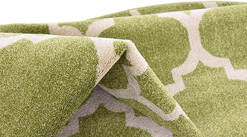 Vista 384 de Unique Loom Trellis Collection - Alfombra estilo marroquí de enrejado gris oscuro (8' 0 pies x 11' 0 pies)