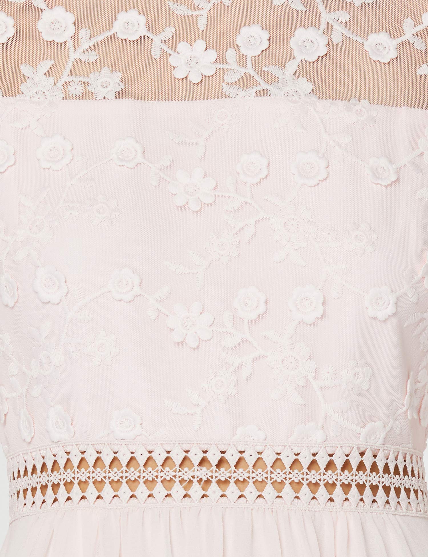 TRUTH & FABLE Vestito Midi A-Line in Chiffon Donna