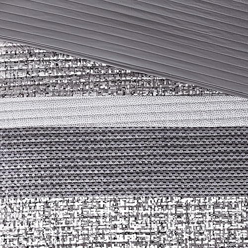 Miniatura 18 de Madison Park Juego de Edredón Queen de Jacquard Lustroso y Acento de Purpurina Juego de Cubrecama para Cama Tamaño Queen  Todas las Estaciones,