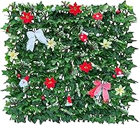 Vista 16 de Pantalla de Privacidad de Valla Expandible para Balcón Patio Exterior, Panel Decorativo de Cercado de Hiedra Artificial, Setos Artificiales