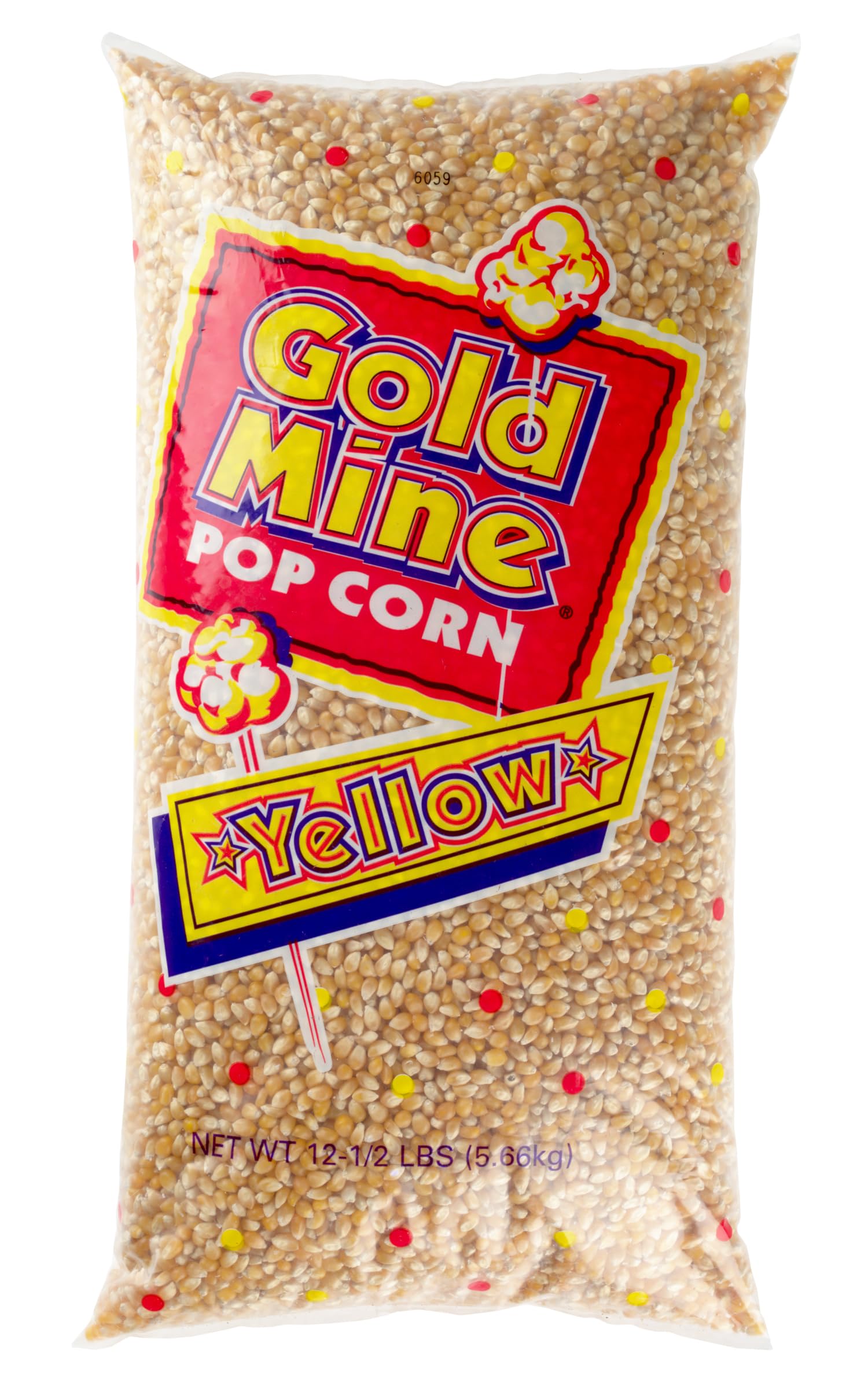 - Gold Mine Yellow Popcorn Kernels, 12.5 lb