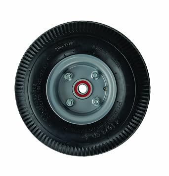 Magline 101020 10" Diameter Foam Filled Pneumatic Wheel with Semi Precision Bearing