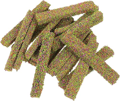 SUPVOX Plantas modelo miniatura 20pcs simulado mini arbustos flores esponja tren ferrocarril modelo árbol disponible en Yaxa El Salvador