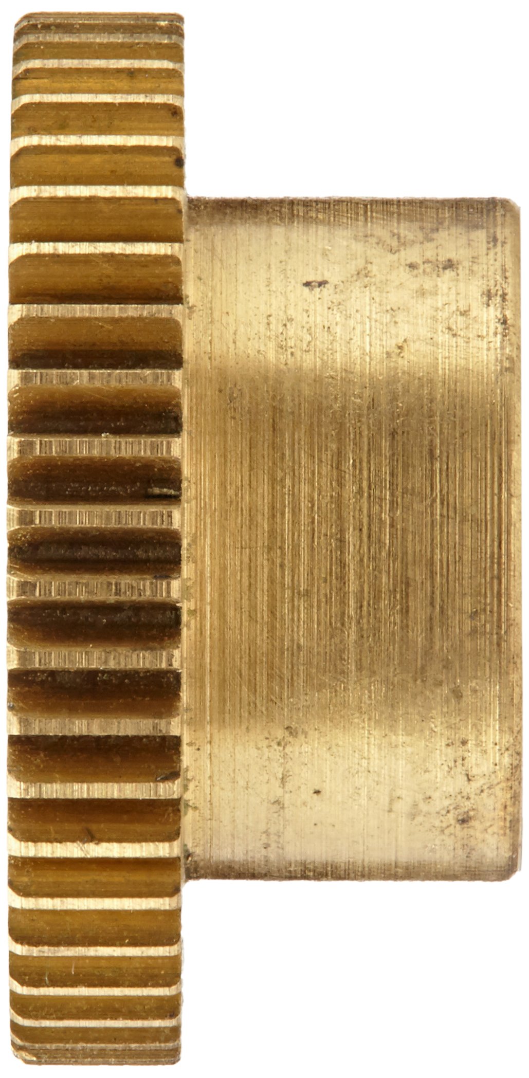 Boston Gear Y64128 Spur Gear, Brass, Inch, 64 Pitch, 0.250