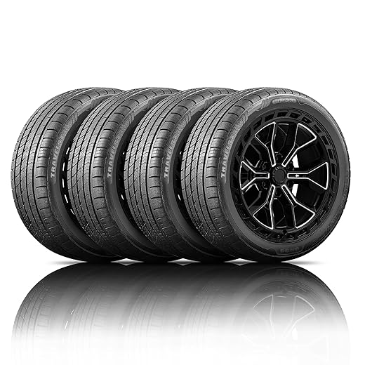 Set of 4 Travelstar UN33 235/55R18 100V High Performance All Season Passenger Tire 235/55/18HP Radial Mud Snow Car Tires -Includes Road Hazard Warranty (Tire Only)