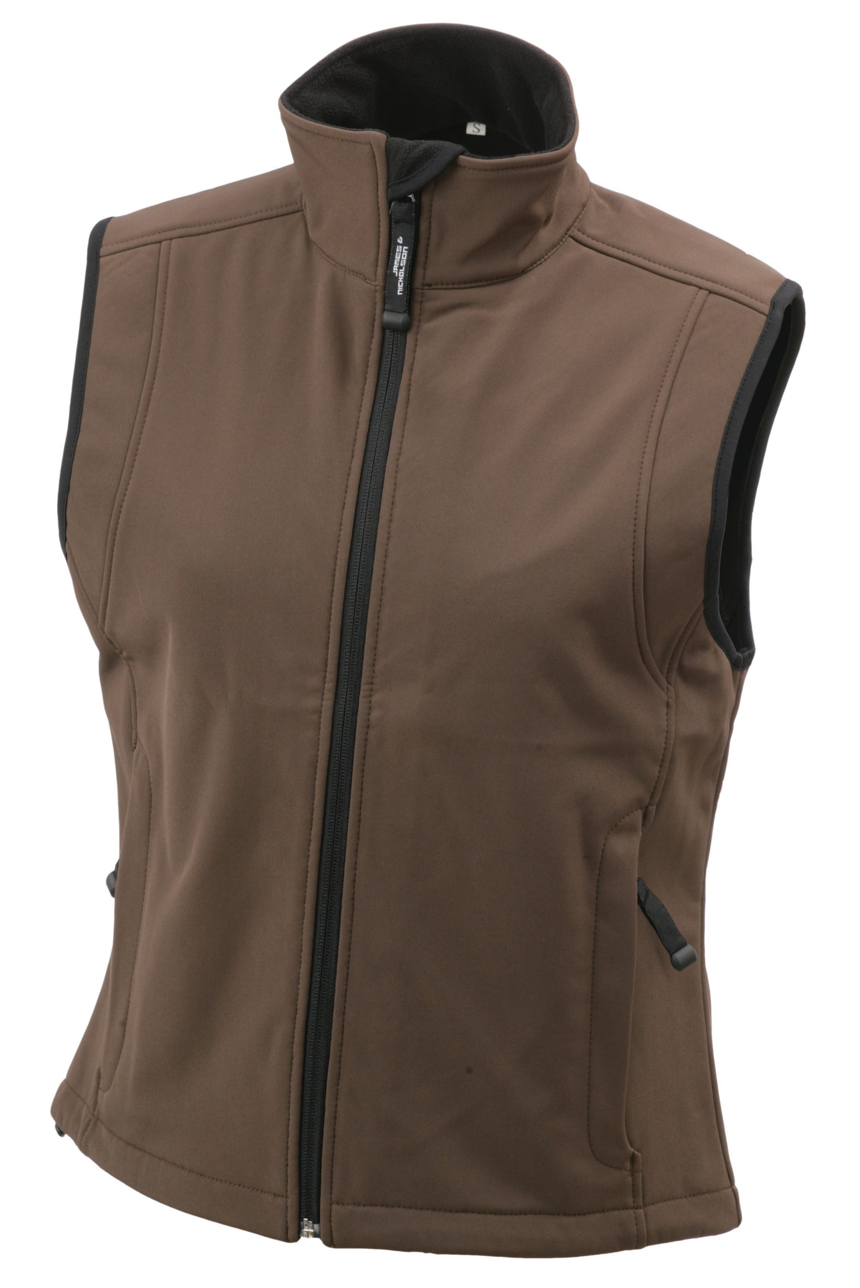 james & nicholson Women's Softshell Vest JN138 - Brown, S-picture-43