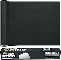 Vista 24 de ONine - Parche de reparación de cuero, cinta de reparación de cuero, parche de reparación de cuero de 12 x 48 pulgadas para muebles, kit