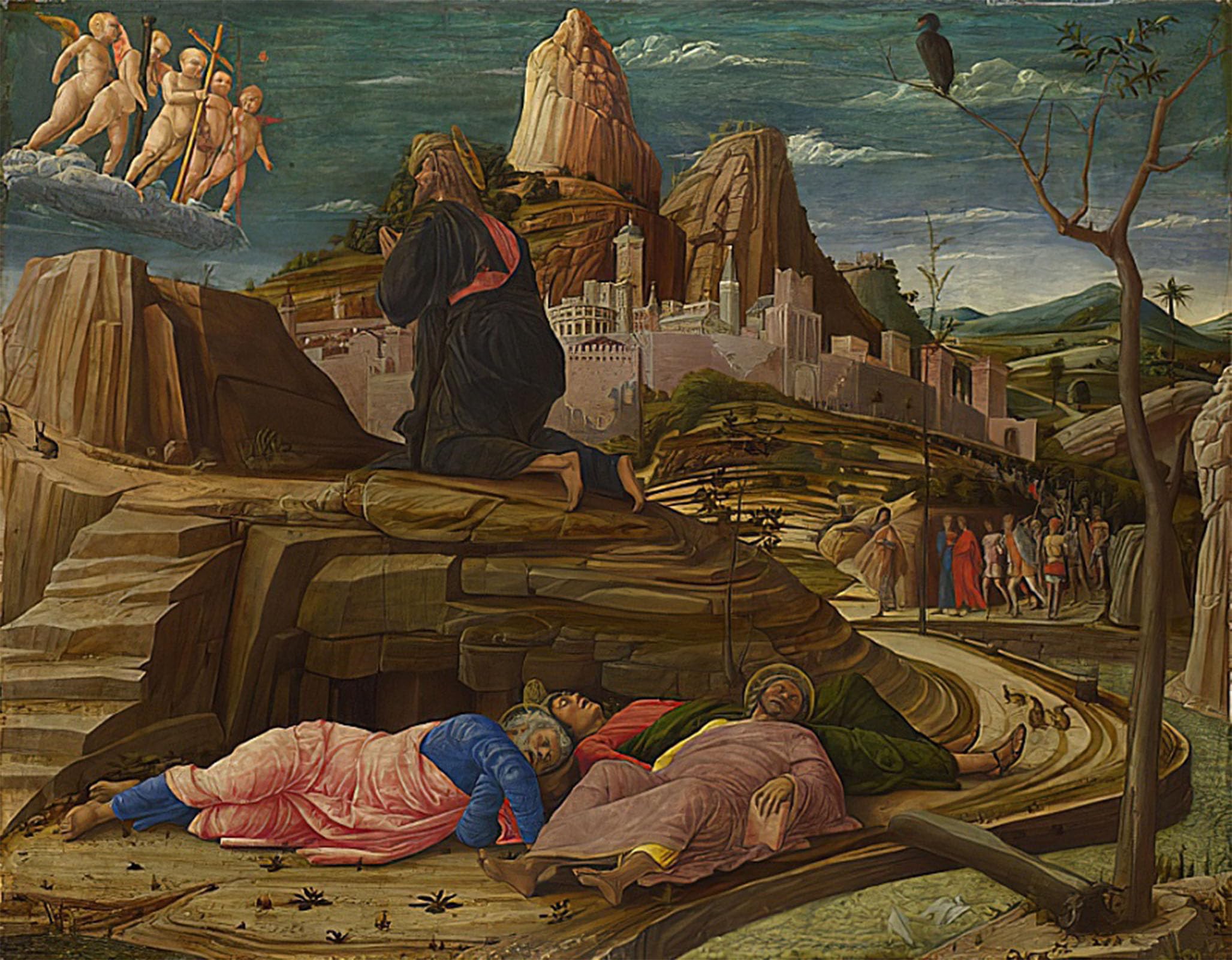 POSTERIIk Famous Print Pop Art Wall Art Graffiti the Agony in the Garden by Andrea Mantegna Art Prints for Home Decor 60x90cm