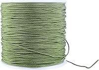 Vista 66 de KONMAY 1 rollo de cuerda de nailon para hacer pulseras de 150 yardas, trenzado de nailon Shamballa Macramé/cordón de cuentas de 0.4mm, cordón