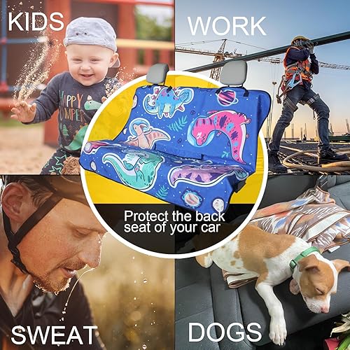 Miniatura 13 de Funda protectora de asiento de automóvil, para asientos delanteros, para entrenamiento de gimnasio, correr, nadar, playa y senderismo, impermeable