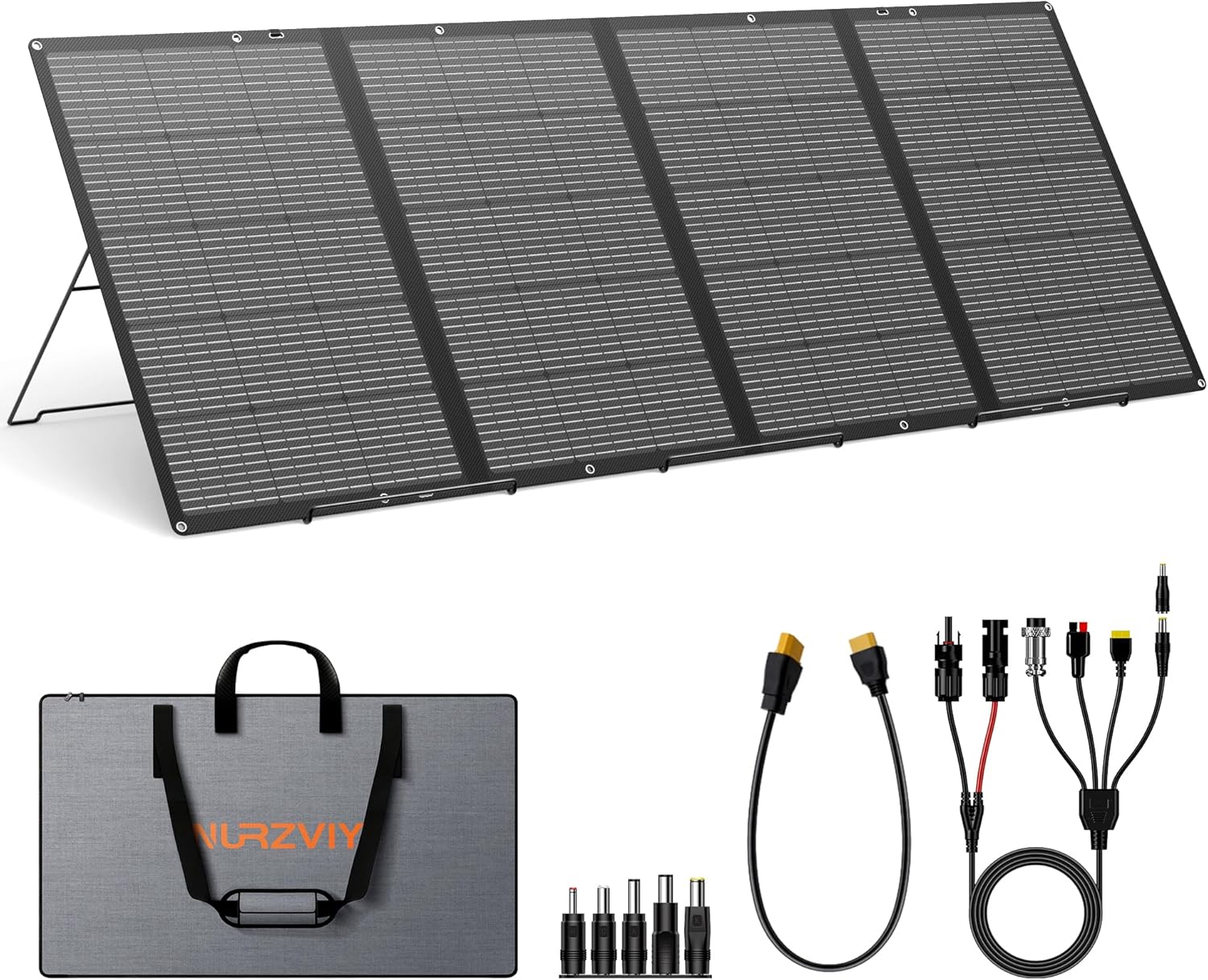 400W Transportable Photo voltaic Panel Foldable Light-weight Charger with Upgraded Bracket, 36V Waterproof 400 Watts Photo voltaic Panels for RV, Campervan, Energy Outages, Sheds, Out of doors Off Grid Necessities