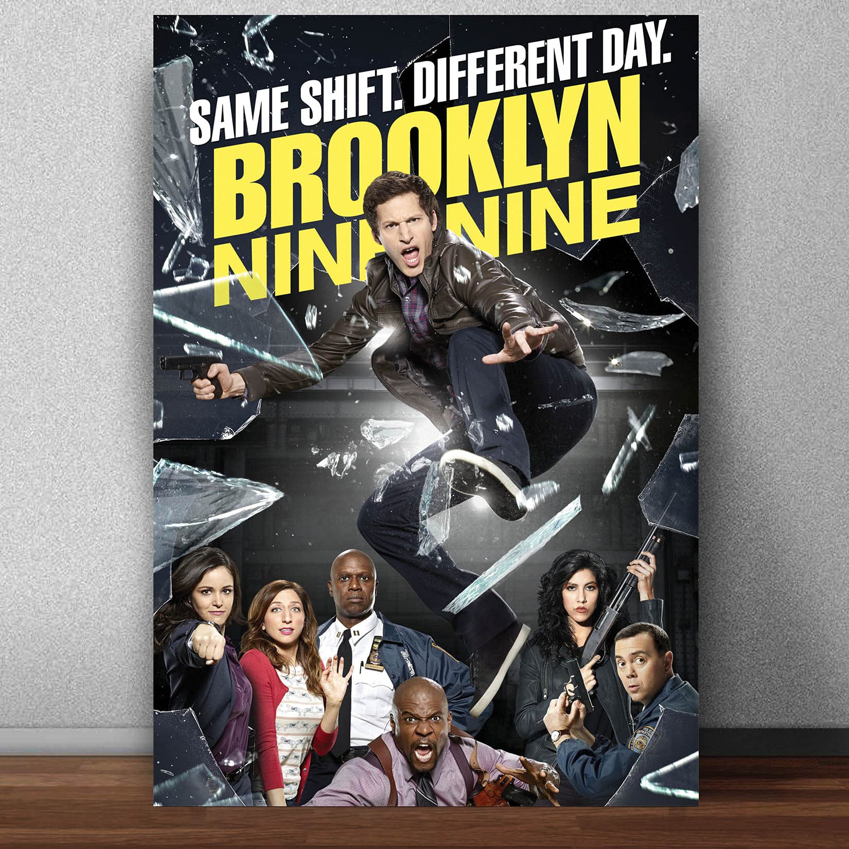 Good Hope Brooklyn Nine-Nine TV Series Rolled Abstract Poster (Matte paper 300 GSM, 13 X 19 Inch, Multicolour)