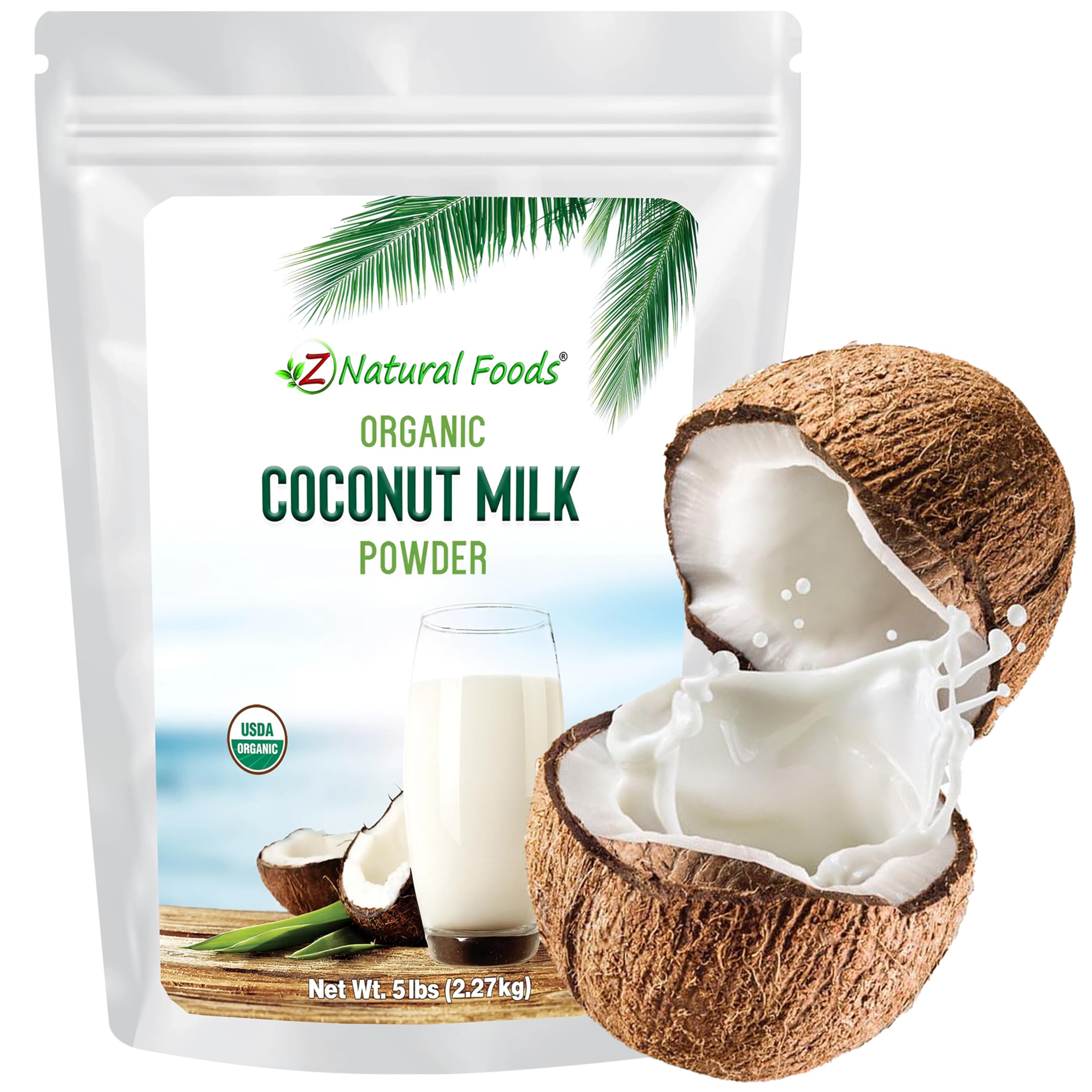 Amazon.com : Z Natural Foods Organic Coconut Milk Powder - All
