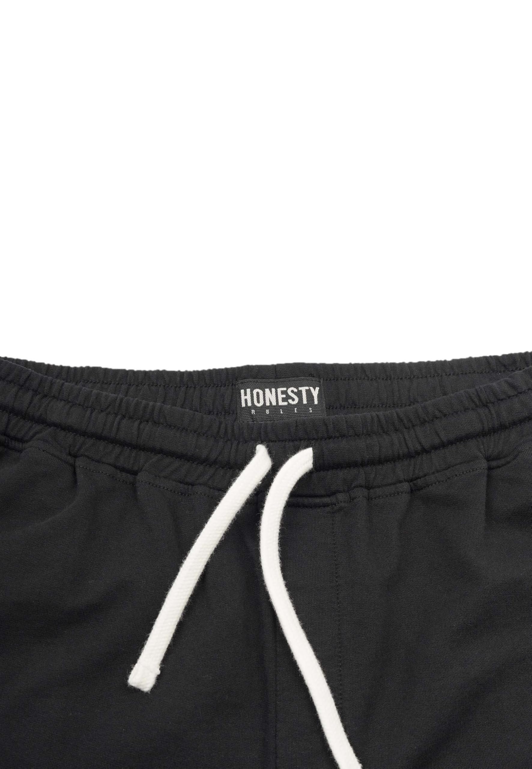 Honesty Rules French Terry Herren Jogginghose, Regular Fit Sweat Shorts aus 100% Bio-Baumwolle, Bequeme Freizeithose mit elastischem Bund & Kordelzug, Kurze Hose für Männer