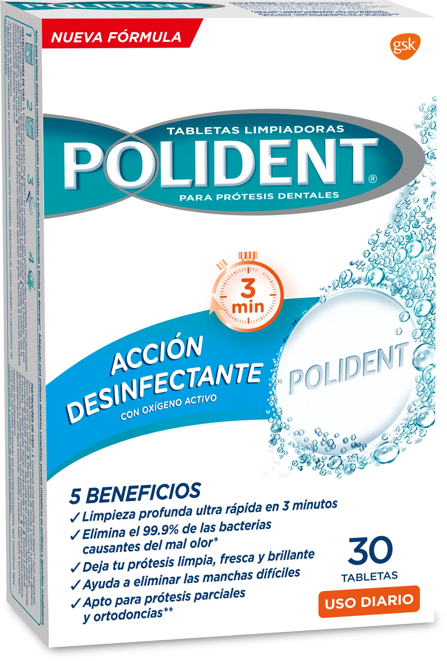 PolidentTeeth 30 Tablets