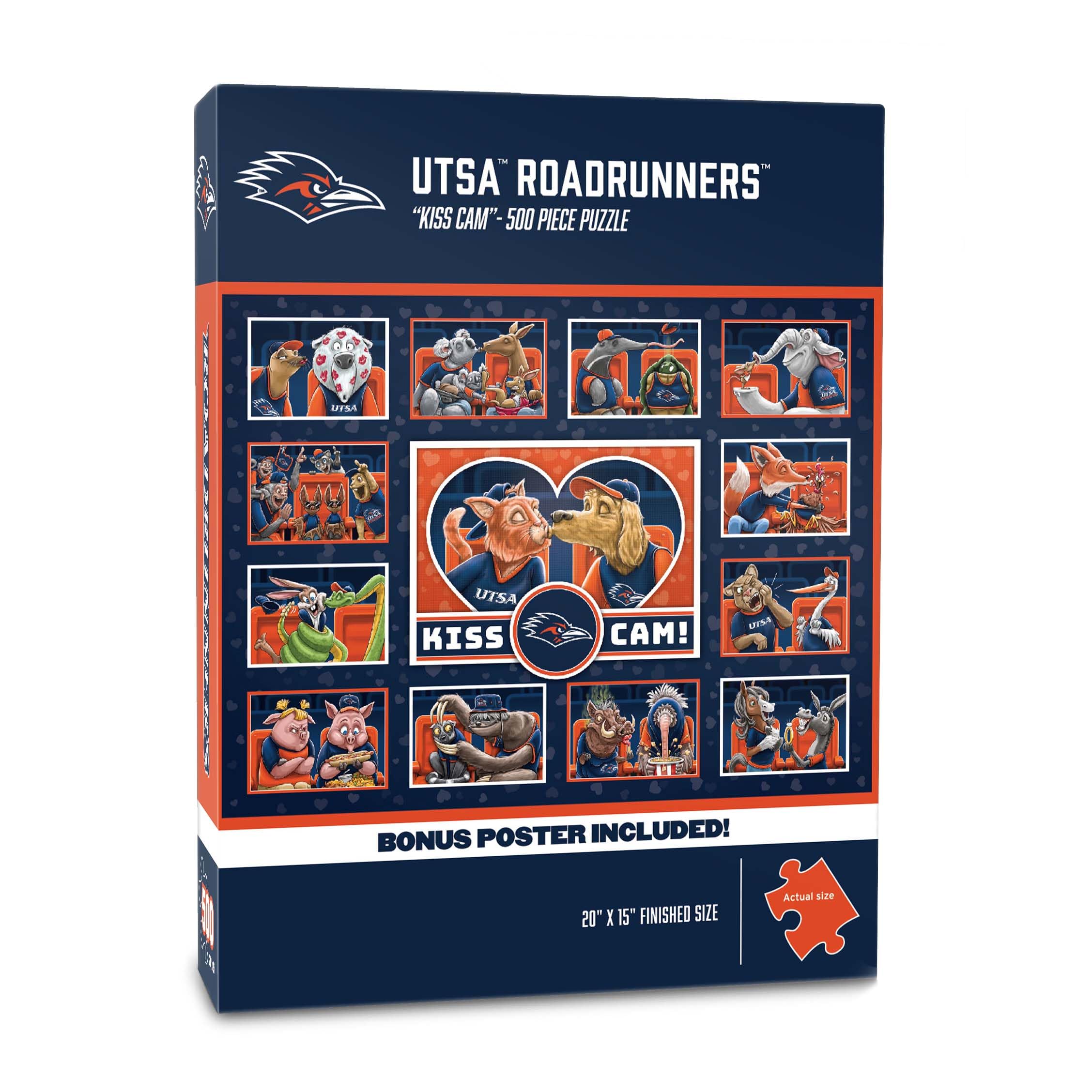 YouTheFan NCAA Texas San Antonio Race Runners “Kiss Cam” 500 Puzzle