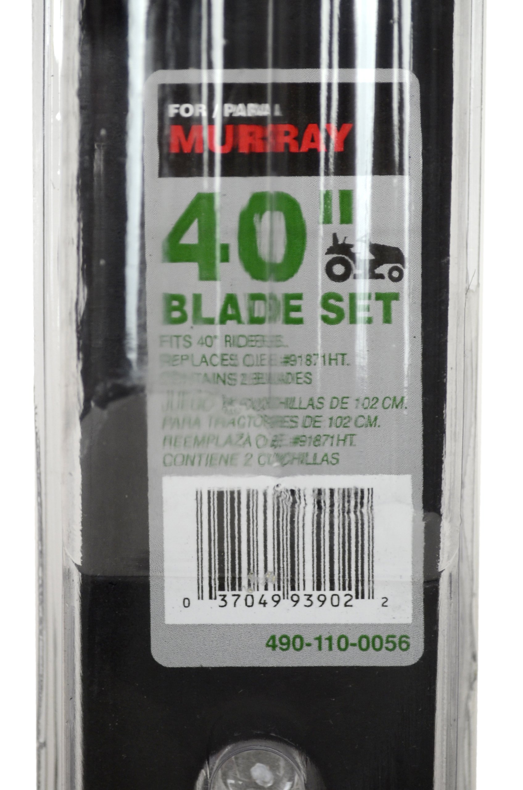 Arnold 91871HT 490-110-0056 Murray - Cuchilla de cortacésped (2 Unidades, 20 a 3/8")