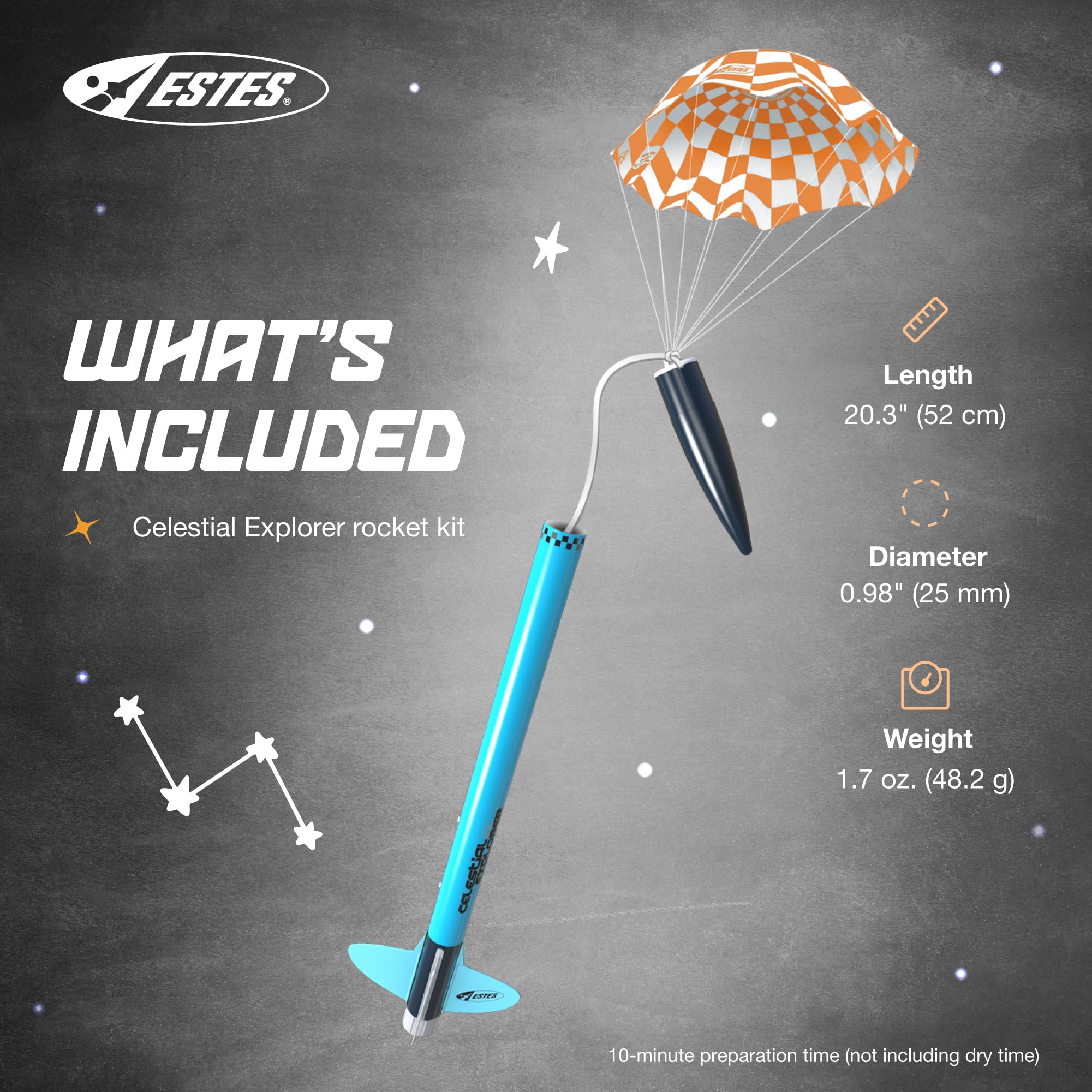 Amazon.com: Estes 0689 Celestial Explorer Beginner Model-Rocket