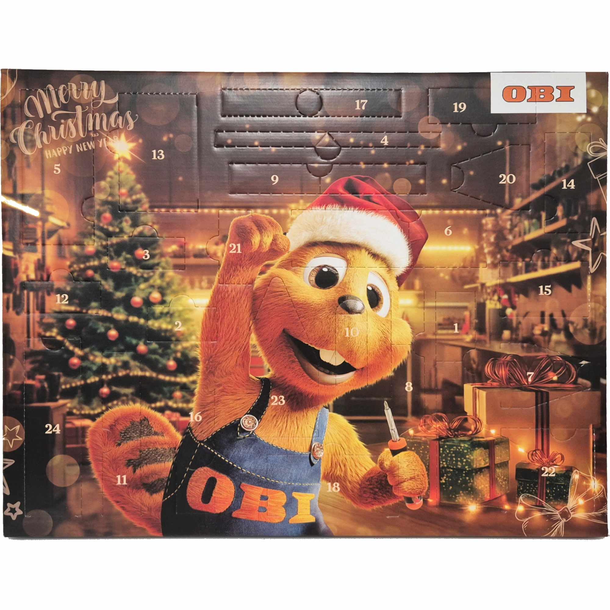 usy Bundle für OBI Adventskalender Werkzeuge Adventskalender (Mit 24 Werkzeugen) + usy Block