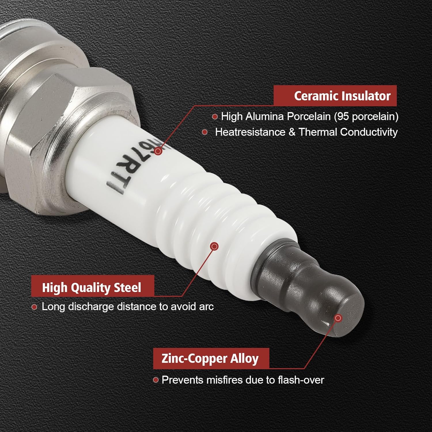 UF495 Ignition Coil Pack and Iridium Spark Plug Set of 6 Compatible with 2005-2015 Toyota Tacoma, 2007-2009 Toyota FJ Cruiser, 2003-2009 Toyota 4Runner, 2005-2011 Toyota Tundra Replaces 4L V6