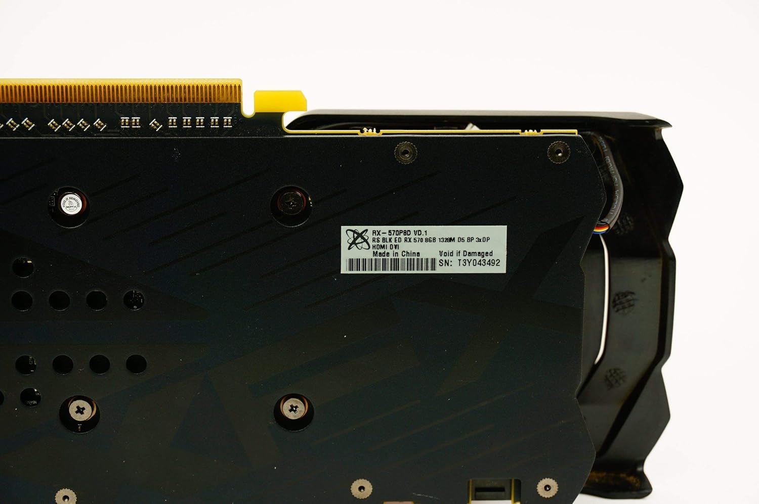 XFX Radeon RX 570 RS Black Edition 1328MHz, 8gb 256bit GDDR5, DX12 VR Ready, Dual BIOS, 3xDP HDMI DVI, AMD Graphics Card (RX-570P8DBD6)