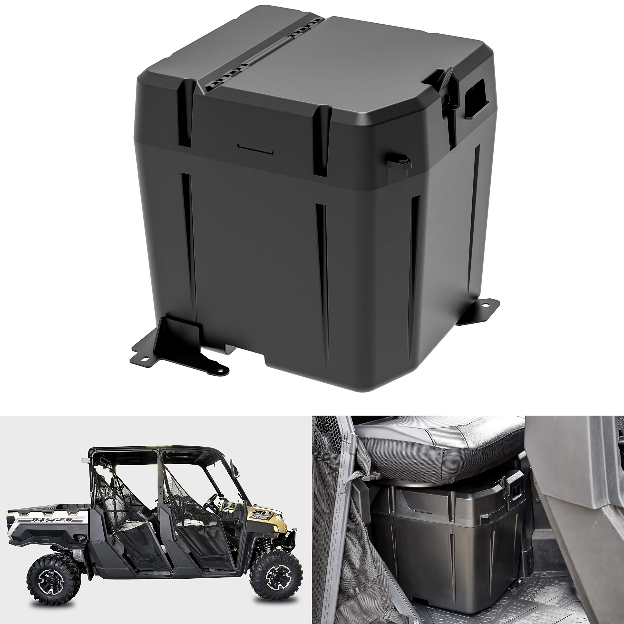 Buy SAUTVS Dual Bin Under Seat Dry Storage Box for Ranger XP 1000 1823