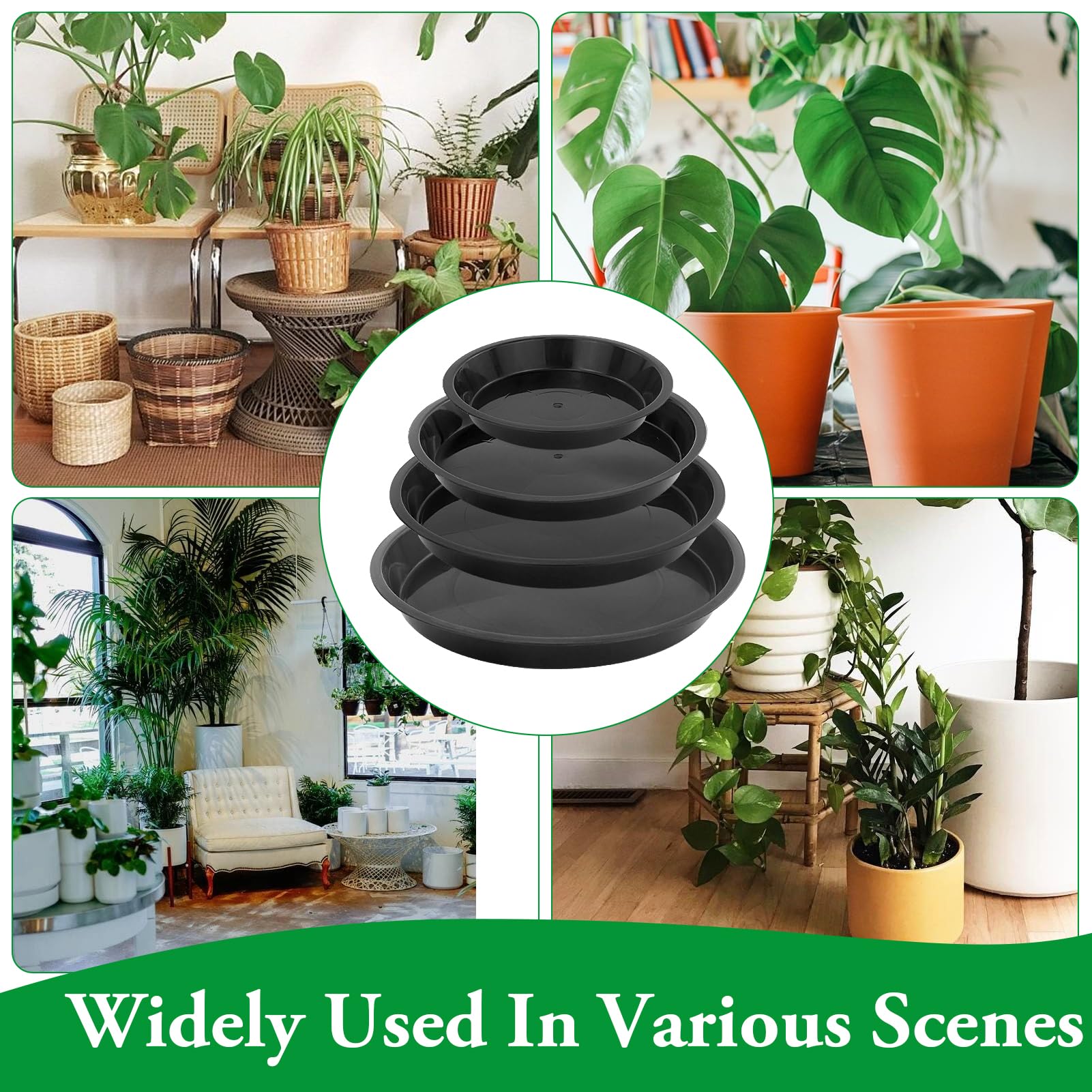 Dessous Pot Fleur 3 Tailles 12 Pièces 12 Pièces Coupelle Pot De Fleur Soucoupe Pot Fleur Plastique Soucoupe Pour Pot De Jardin Dessous Pot Fleur 3 Tailles 12 Pièces 12 Pièces Coupelle Pot De Fleur Soucoupe Pot Fleur Plastique Soucoupe Pour Pot De Jardin