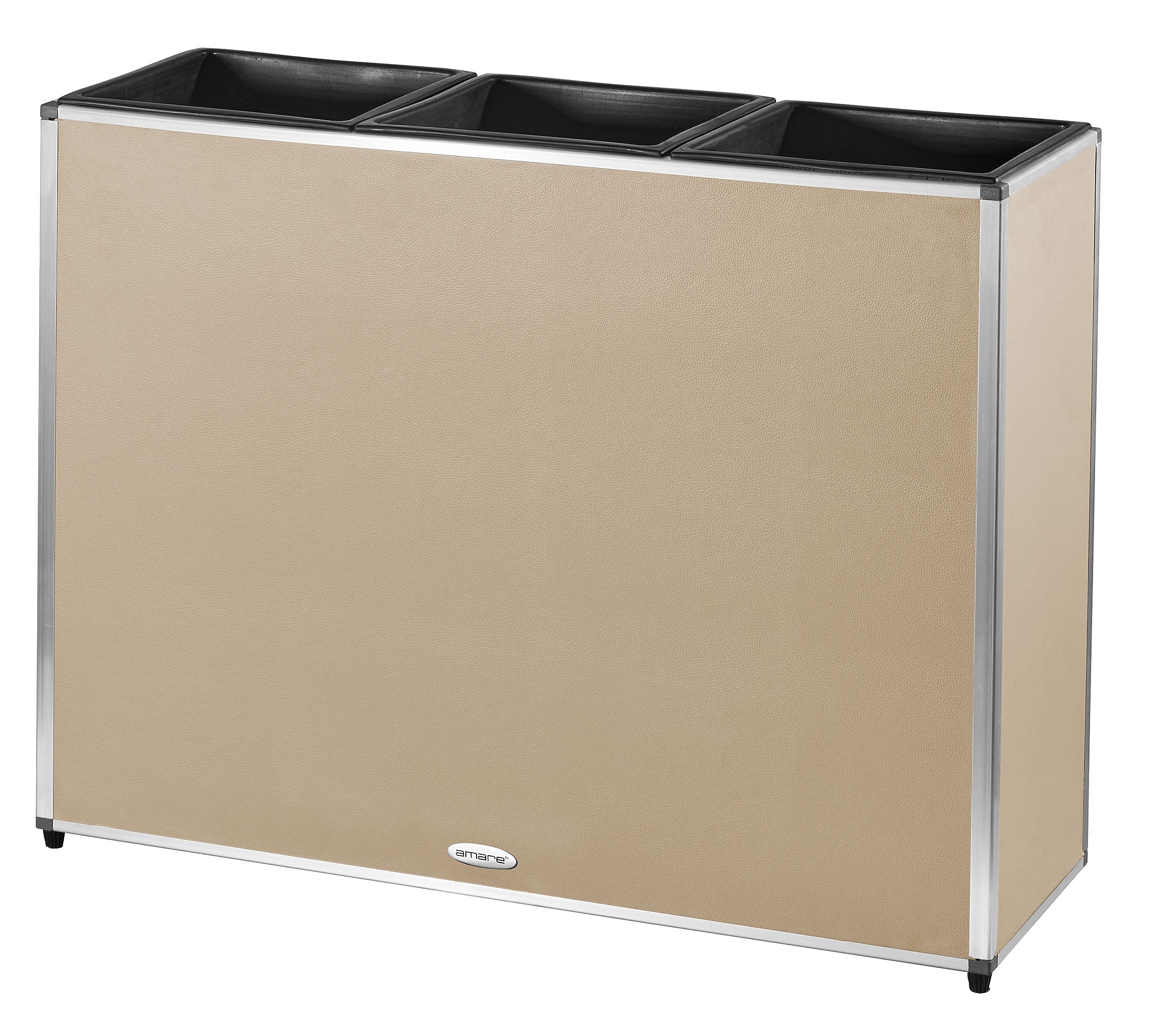Pot de fleurs beige AMARE design élégant pour salon et terrasse